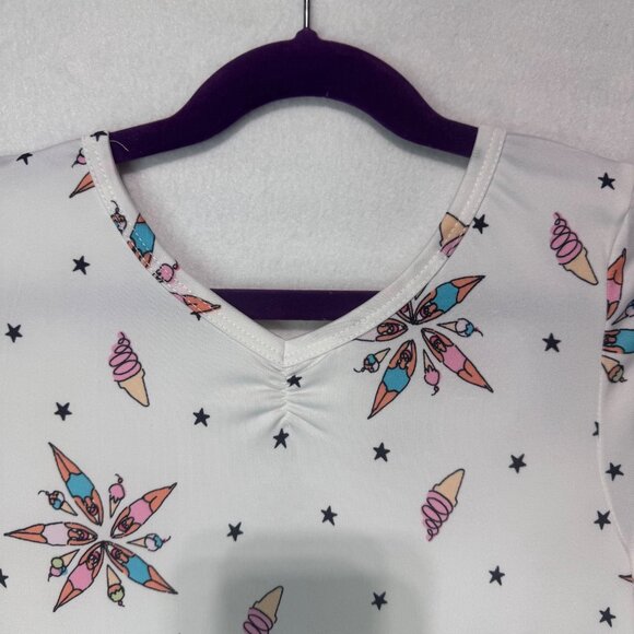 Dotdotsmile Dress Size 8/10 Ice Cream Print New With Tags - Picture 2 of 8